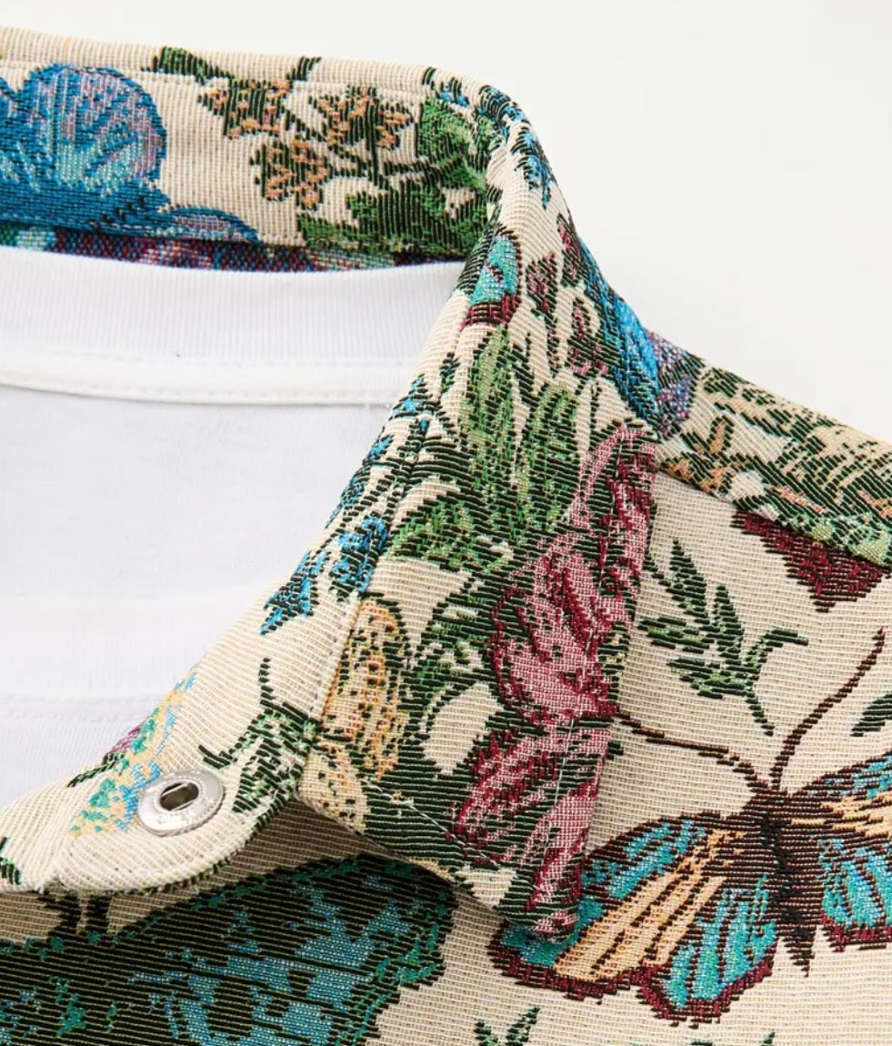 The Butterfly Denim Structured Jacket
