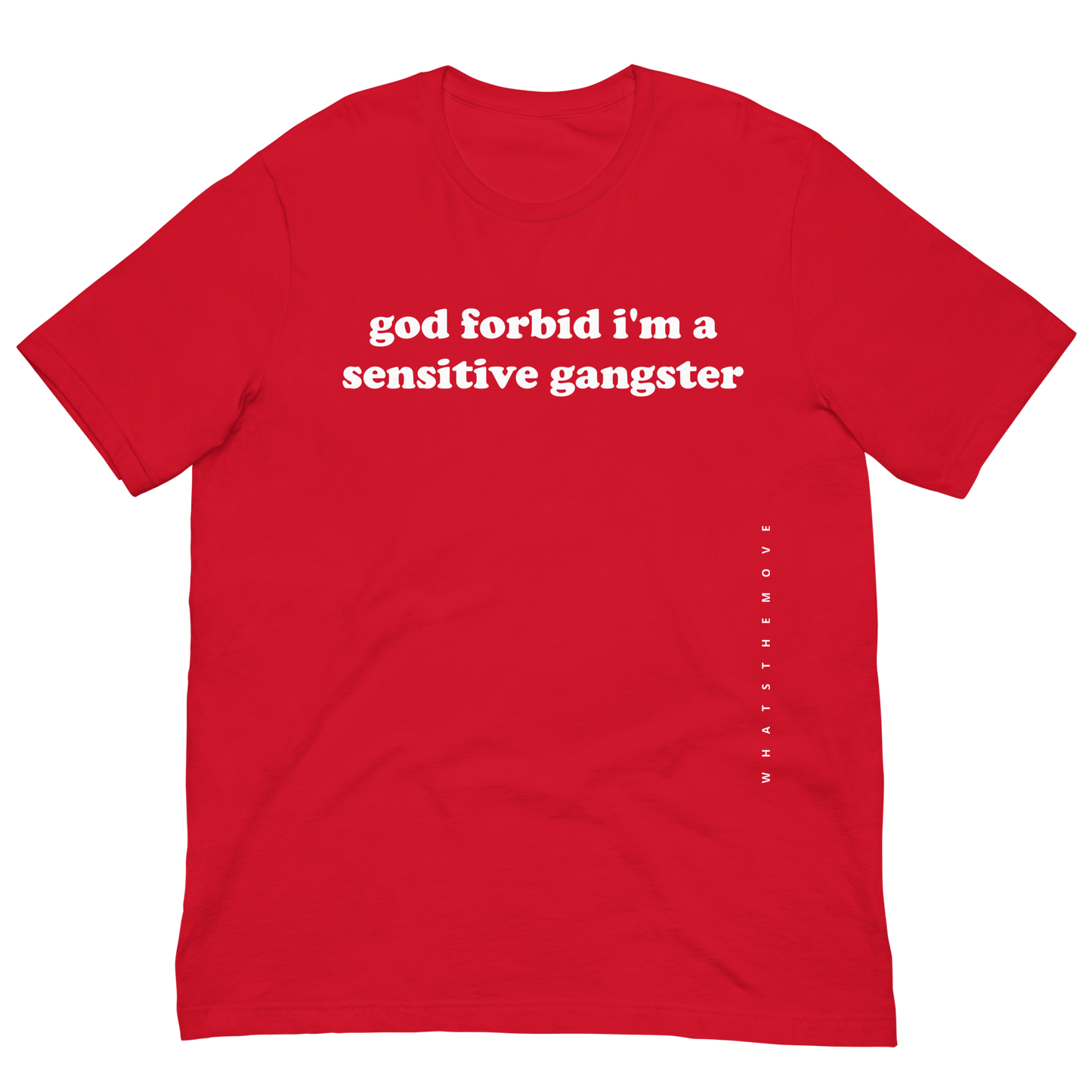 sensitive gangster t-shirt