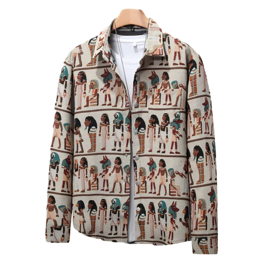 The Ancient Egyptian Denim Structured Jacket