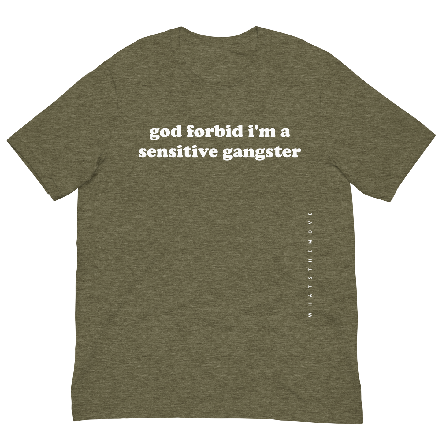sensitive gangster t-shirt