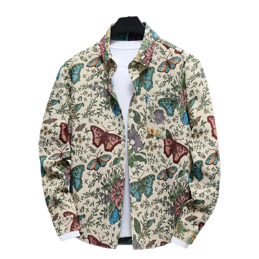 The Butterfly Denim Structured Jacket