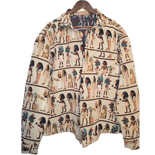 The Ancient Egyptian Denim Structured Jacket