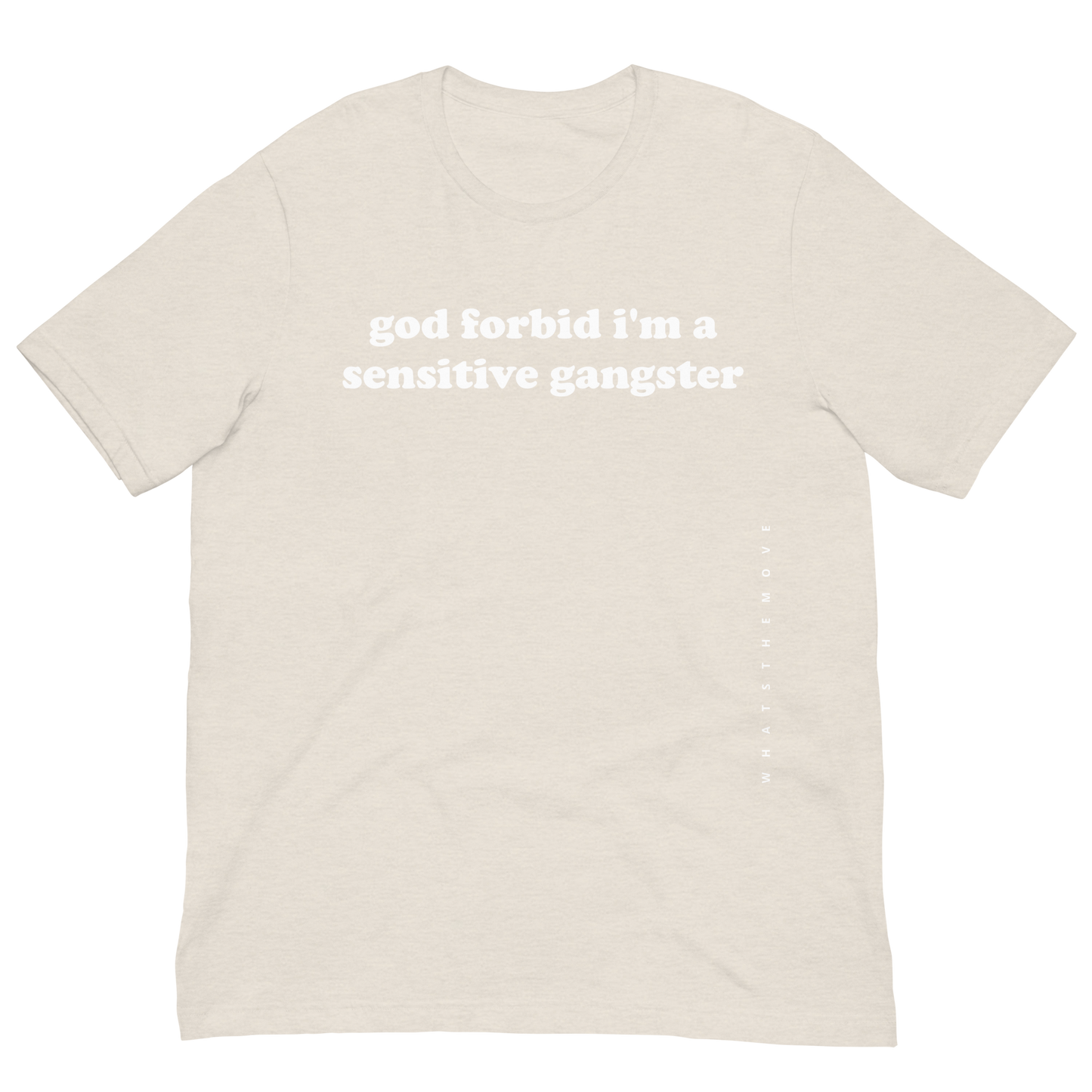 sensitive gangster t-shirt