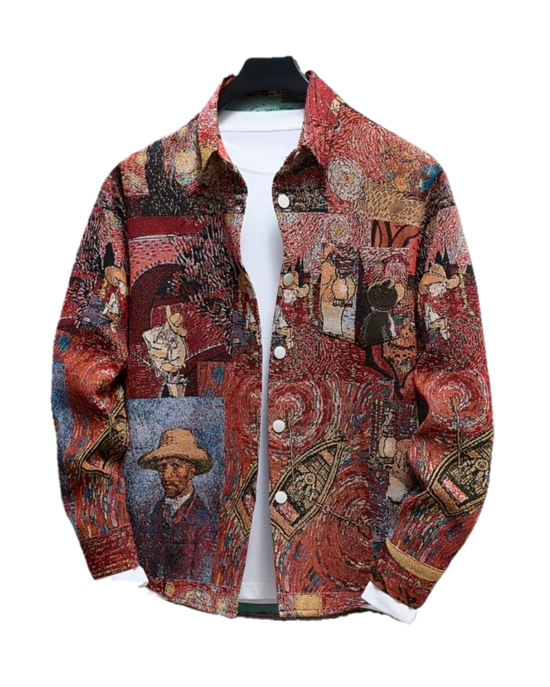 The Van Gogh Denim Structured Jacket