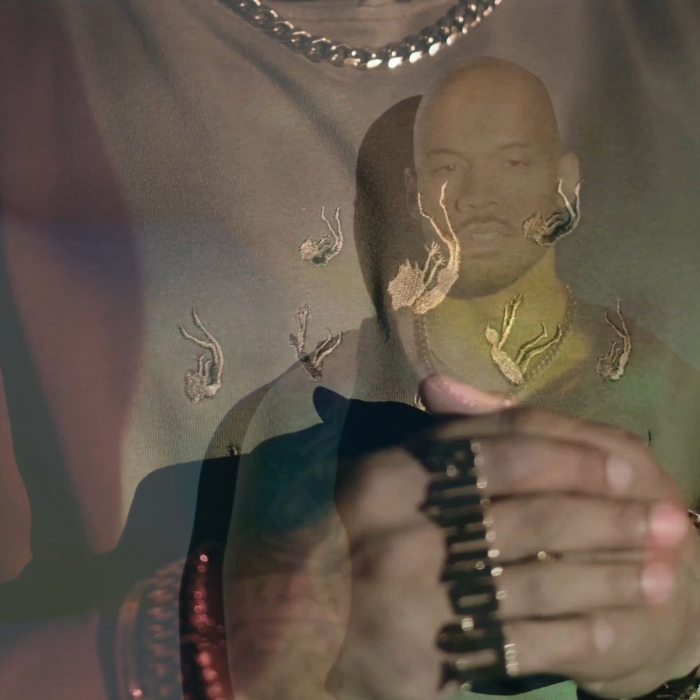 Look Book — Green sweater, double exposure