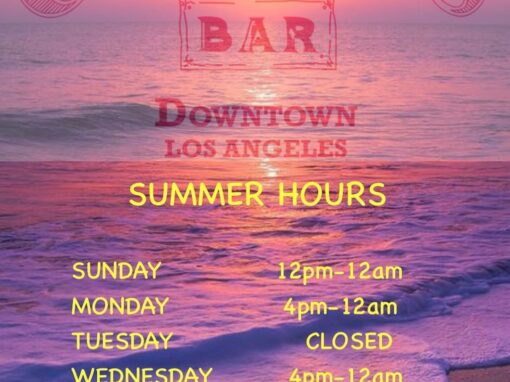 Summertime means Summer hours! Here they are… Now open Monday! And early Saturday and Sunday! With someone special retur…