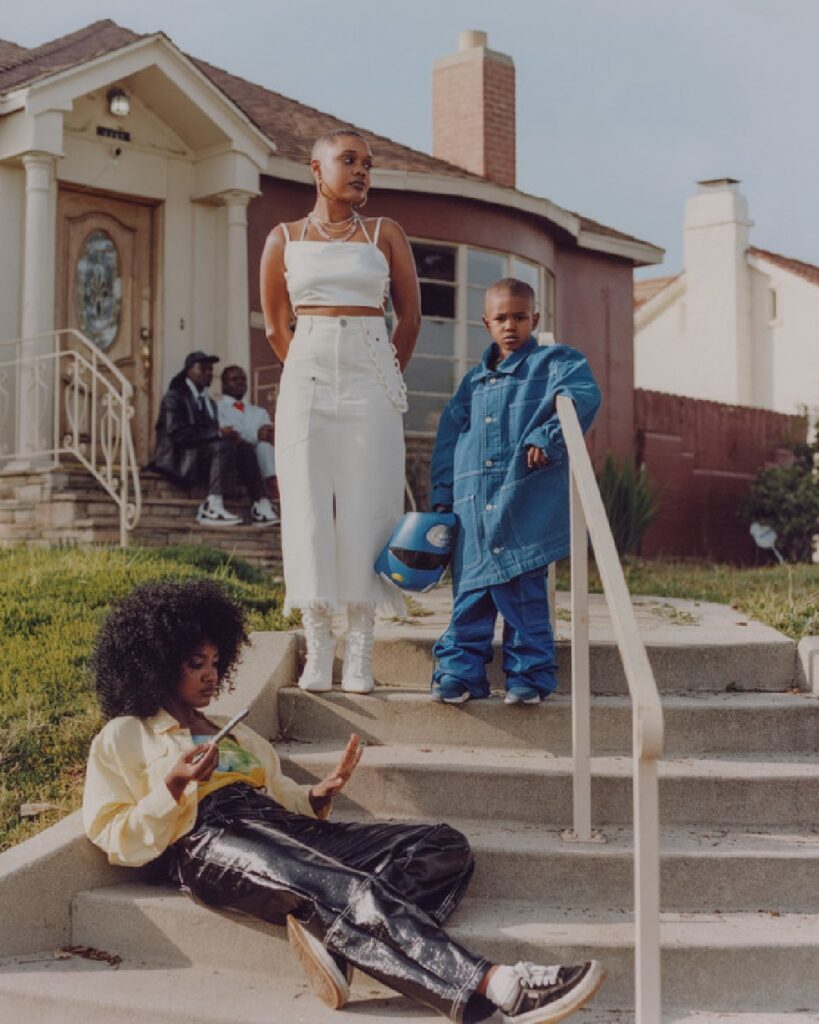 Micaiah Carter created “Family” in the neighborhood in South Los Angeles where his mother lived in her early adult life….