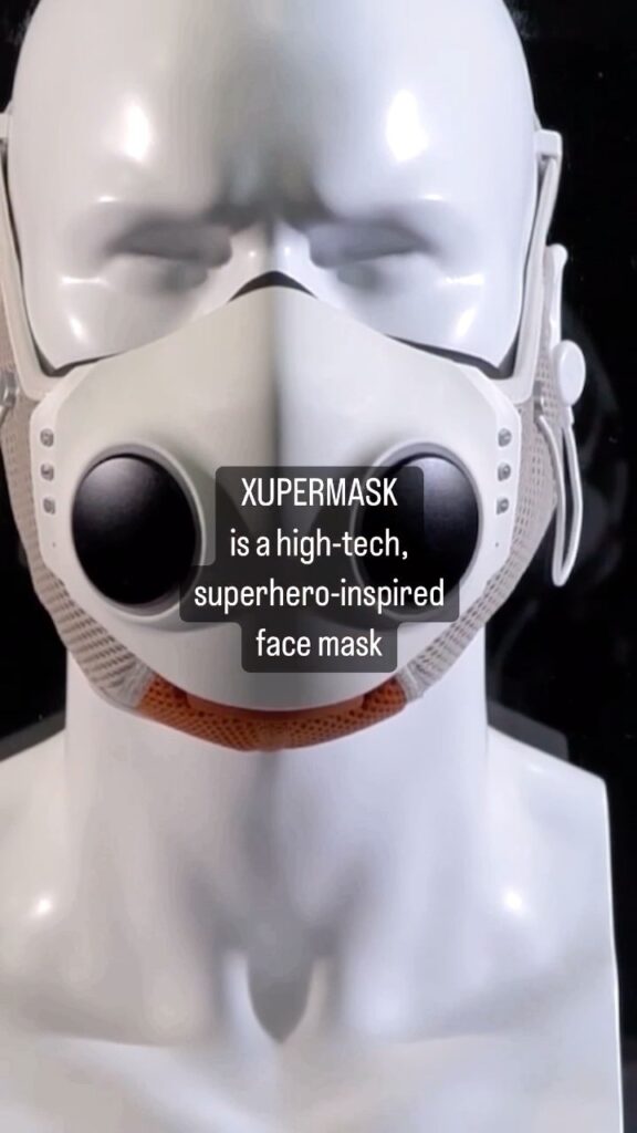 XUPERMASK is a high-tech, superhero-inspired face mask designed by @iamwill and costume designer Jose Fernandez (@ironhe…