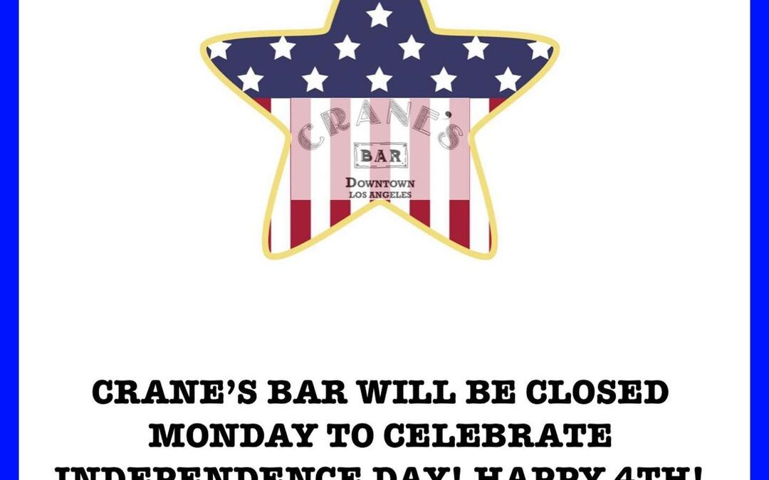 Closed Monday to celebrate the 4th. Open until midnight tonight! Come celebrate Independence Eve with