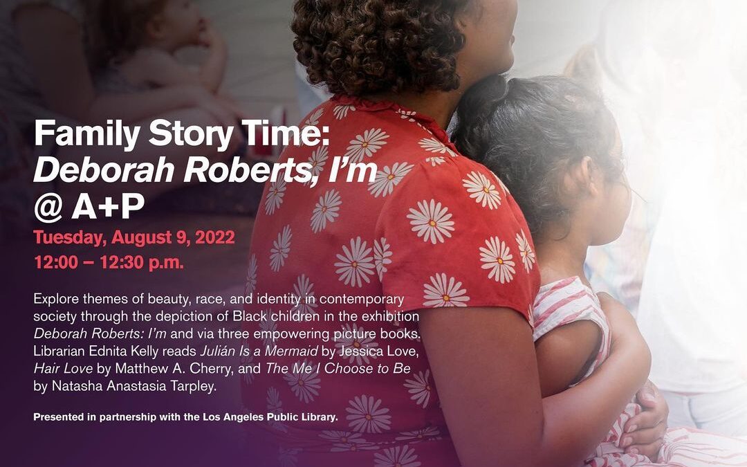 Join us and @artandpractice this Tuesday (8.9) for Family Story Time: Deborah Roberts, I’m from 12-12:30pm. Explore them…