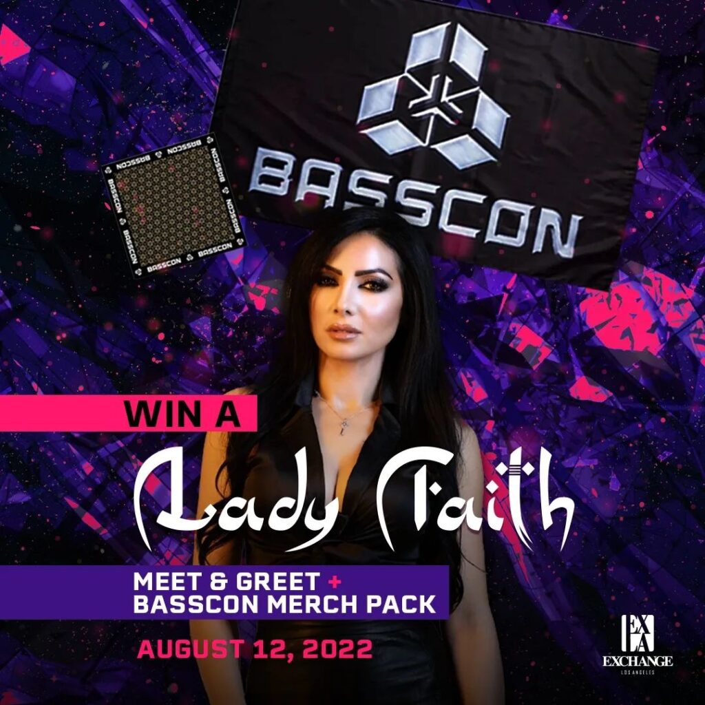 CONTEST ALERT!🚨 We are picking 4 ticket purchasers to win a Meet & Greet w/ @djladyfaith + @Basscon Merch Pack (bandana…
