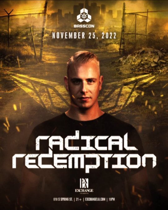 Destruction is imminent when @radicalredemption invades @Basscon with his brutal sounds and sharp kicks Friday, 11/25. �…