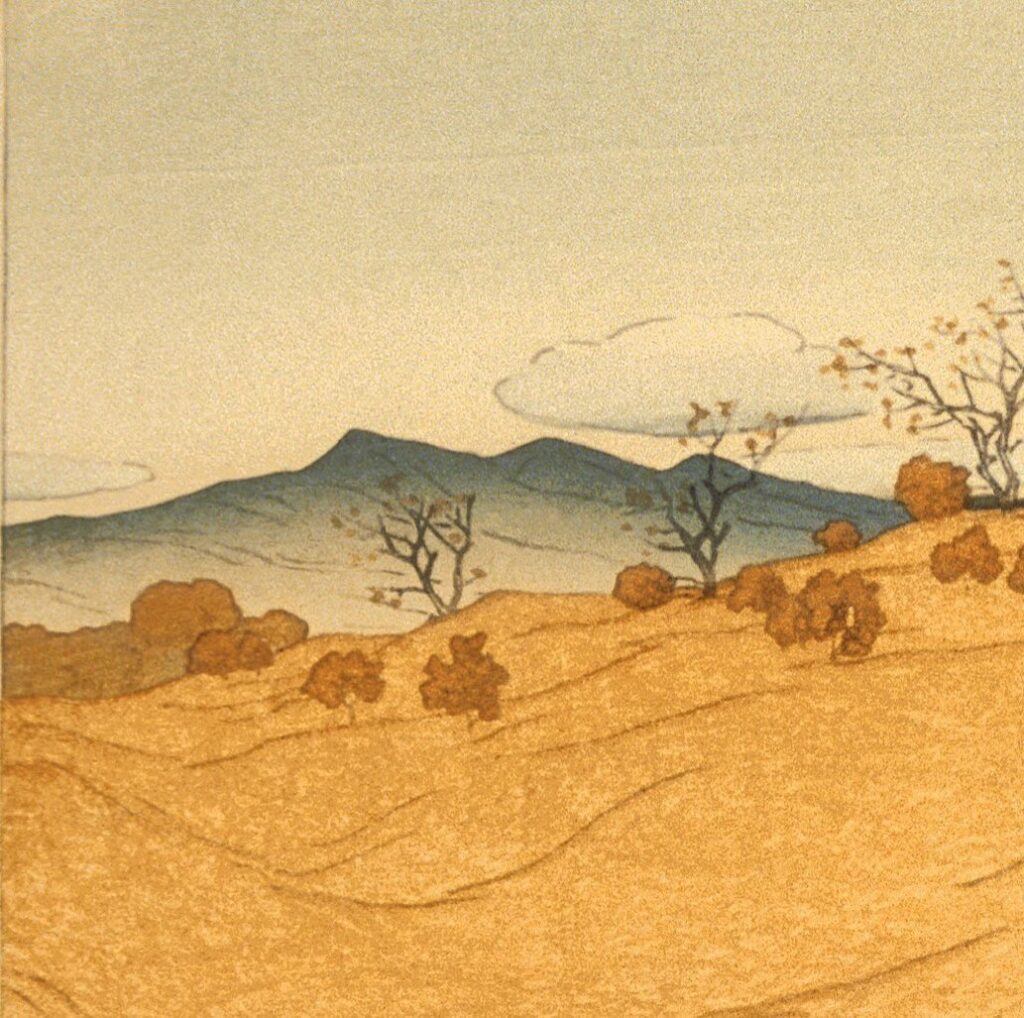 Currently manifesting cozy fall feelings 🍂

Kawase Hasui, “Akayu Road, Shiobara,” color woodblock print, 1919, © Estate…
