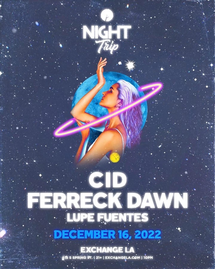 We’re offering Night Service Only when @cidmusic hits #ExchangeLA with his late-night heaters & peak-time anthems, joine…