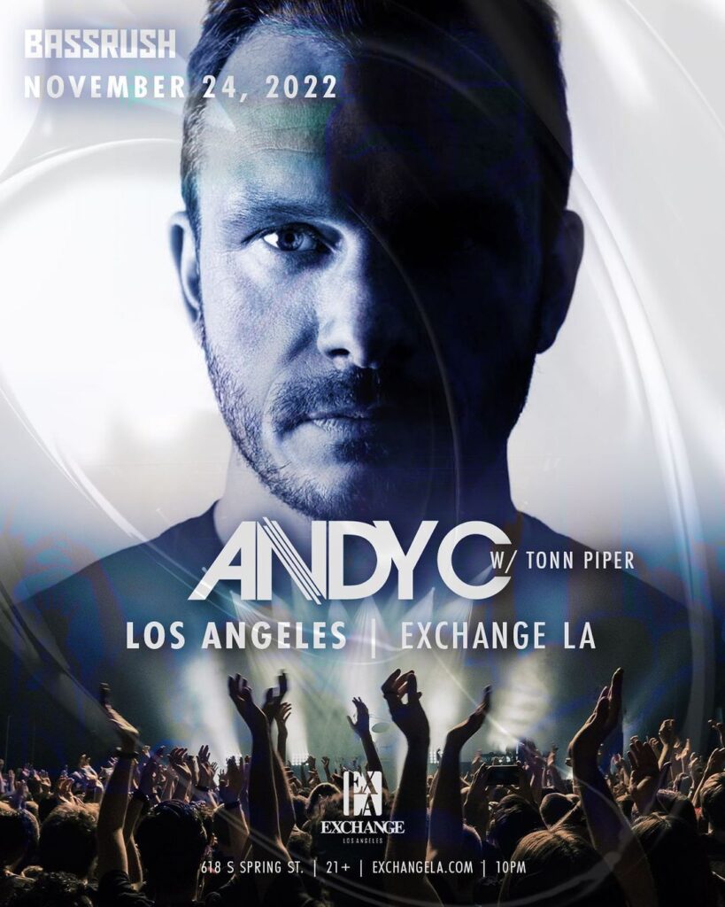 Returning for another flavorful, DNB filled Bassgiving, @andyc_ramagram + @tonnpiper take over @ExchangeLA Thursday, Nov…