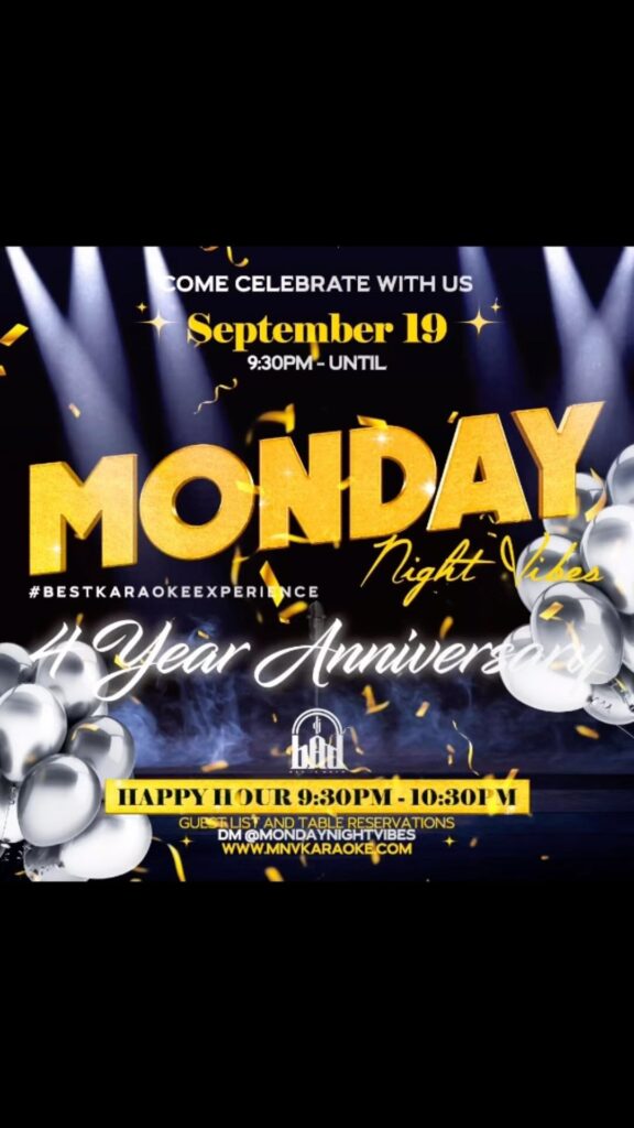 Tonight join our for @mondaynightvibes 
4 year anniversary,

GuestList & table reservation
www.mnvkaraoke.com 
Or DM @mo…