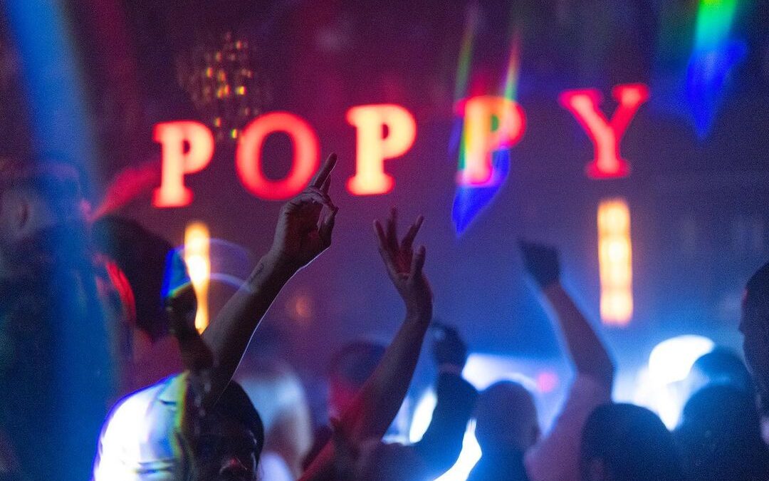 Let loose at #Poppy tonight. 🌀⚡️💎