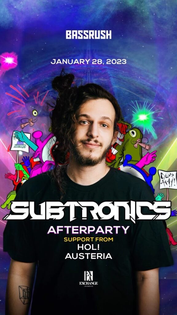 Catch us throw down with for the Official Afterparty this Saturday. 👽 , , & bring the heat. 🥵Tickets: 🎶 Subtronics