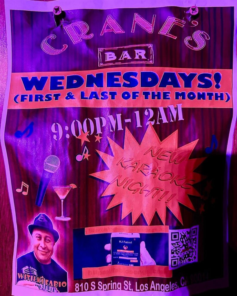 Karaoke this Wednesday! Don’t miss it! A shot & beer starts at $8 to supply Starts @ 9.